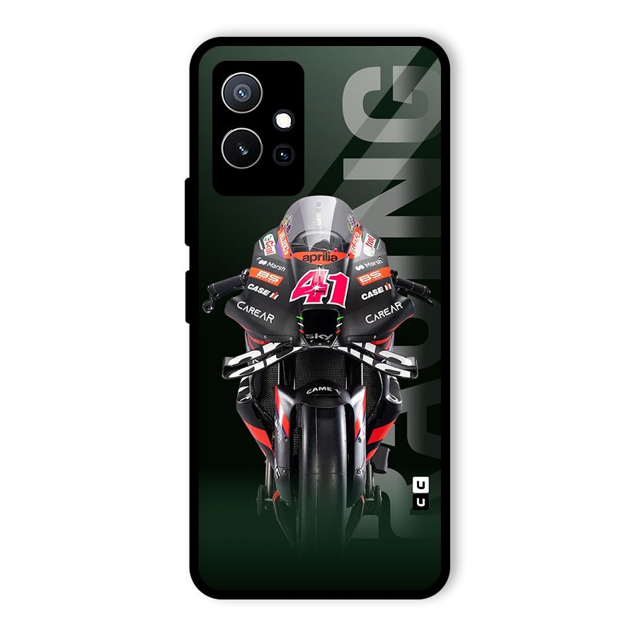 Super Biker Glass Back Case for Vivo Y75 5G