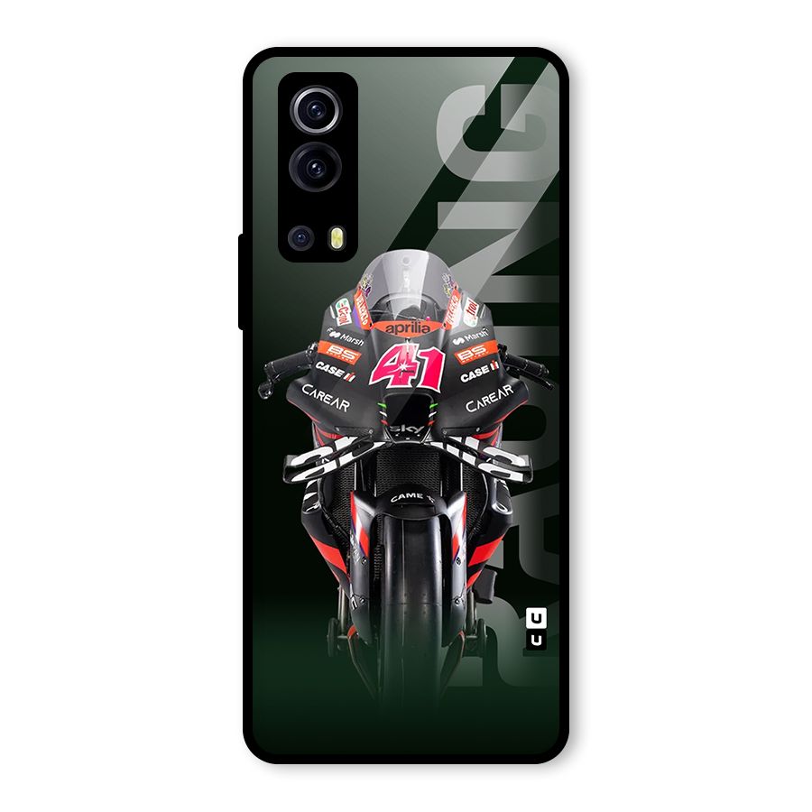 Super Biker Glass Back Case for Vivo iQOO Z3