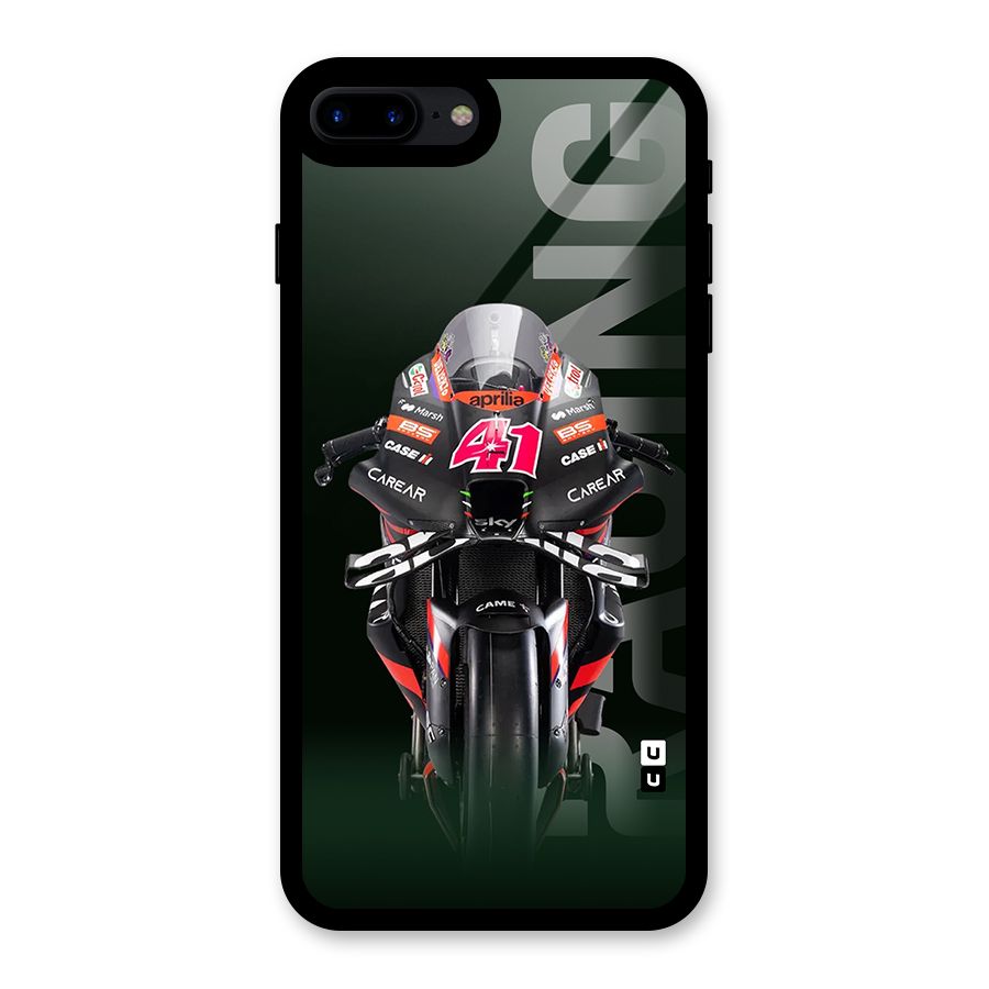 Super Biker Glass Back Case for iPhone 8 Plus