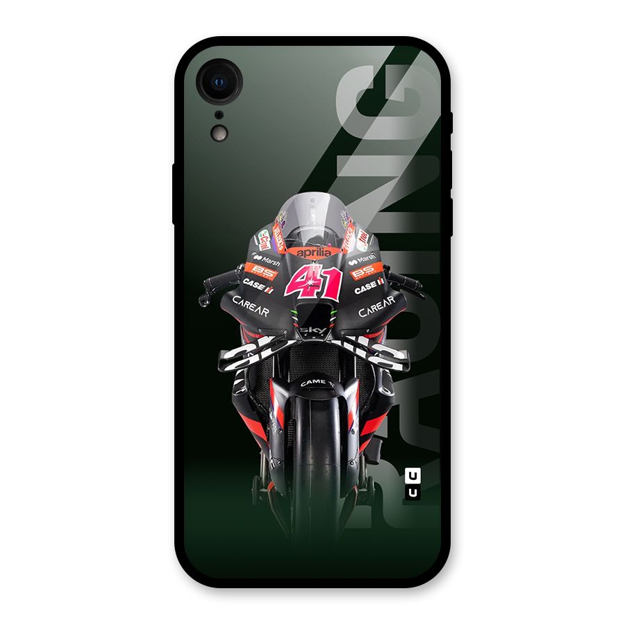 Super Biker Glass Back Case for iPhone XR