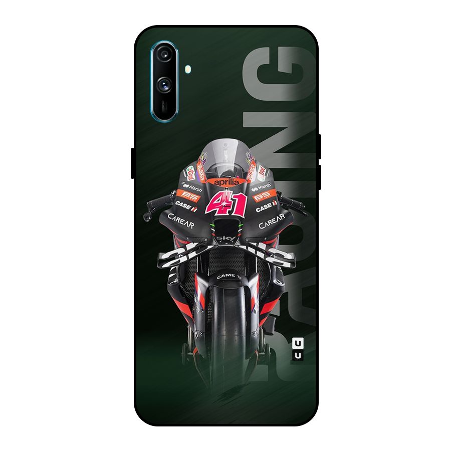 Super Biker Metal Back Case for Realme C3