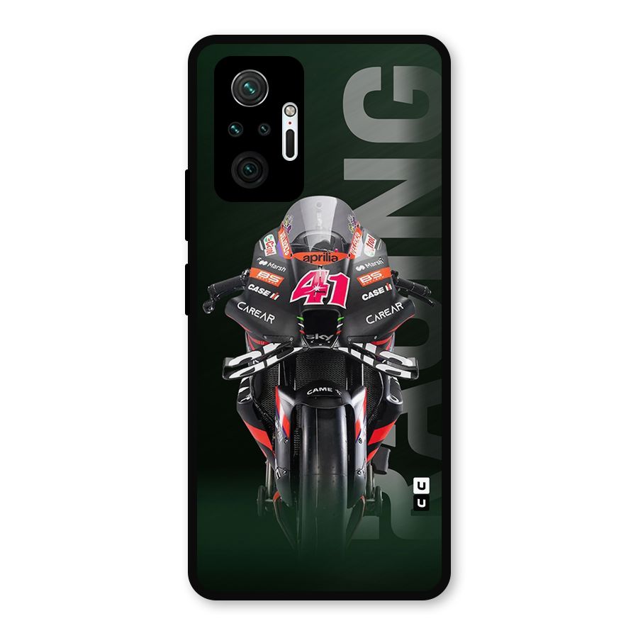 Super Biker Metal Back Case for Redmi Note 10 Pro
