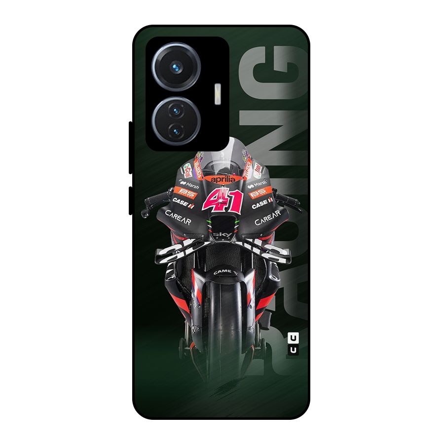 Super Biker Metal Back Case for Vivo T1 44W