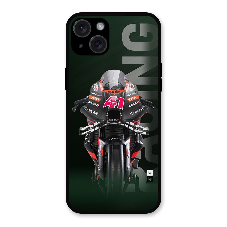 Super Biker Metal Back Case for iPhone 15 Plus