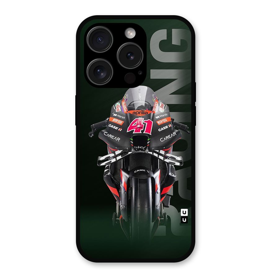 Super Biker Metal Back Case for iPhone 15 Pro