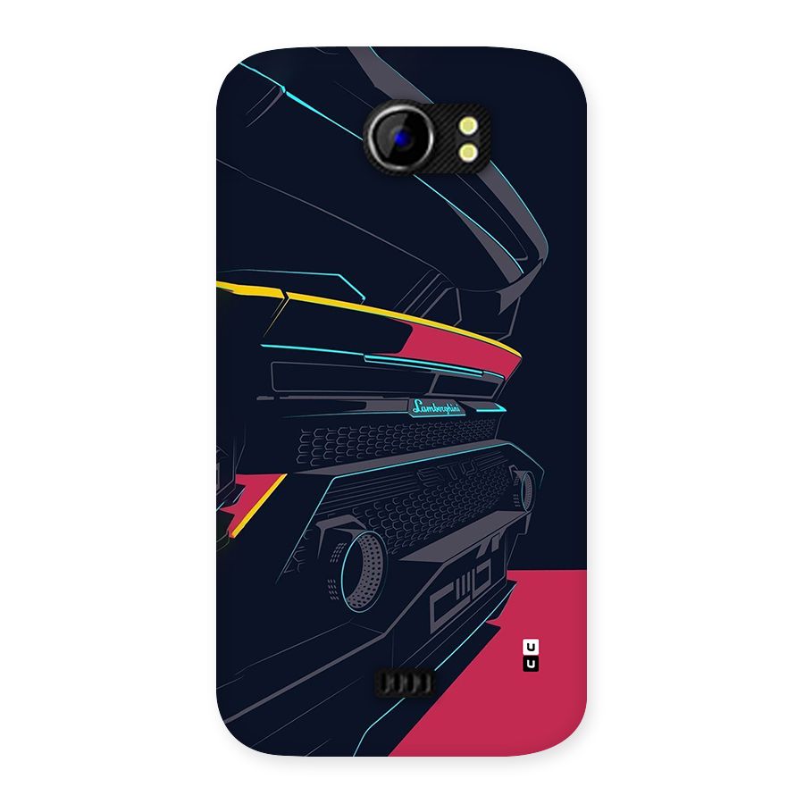 Super Car Parked Back Case for Canvas 2 A110