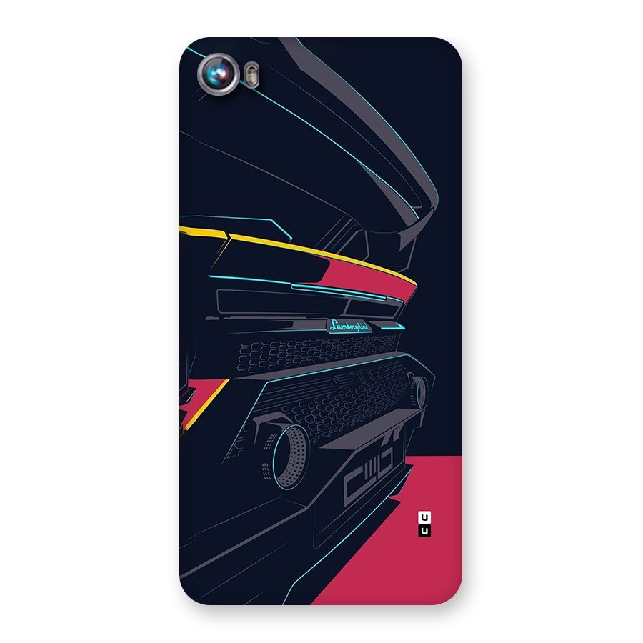 Super Car Parked Back Case for Canvas Fire 4 (A107)