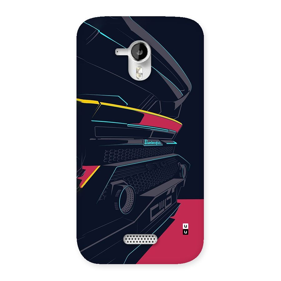 Super Car Parked Back Case for Canvas HD A116