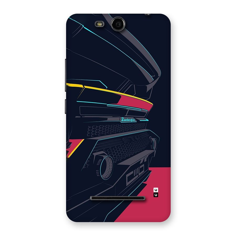 Super Car Parked Back Case for Canvas Juice 3 Q392