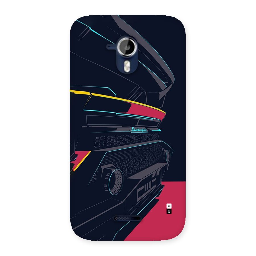 Super Car Parked Back Case for Canvas Magnus A117