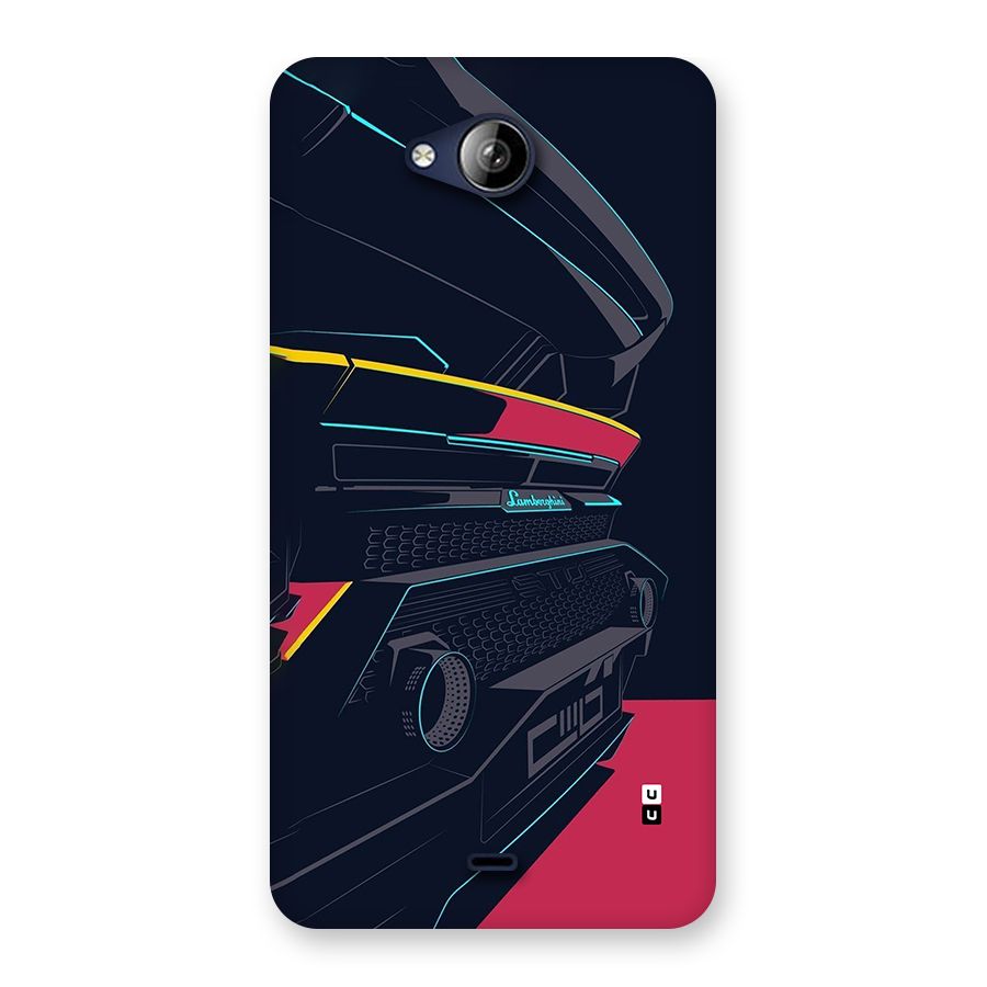 Super Car Parked Back Case for Canvas Play Q355
