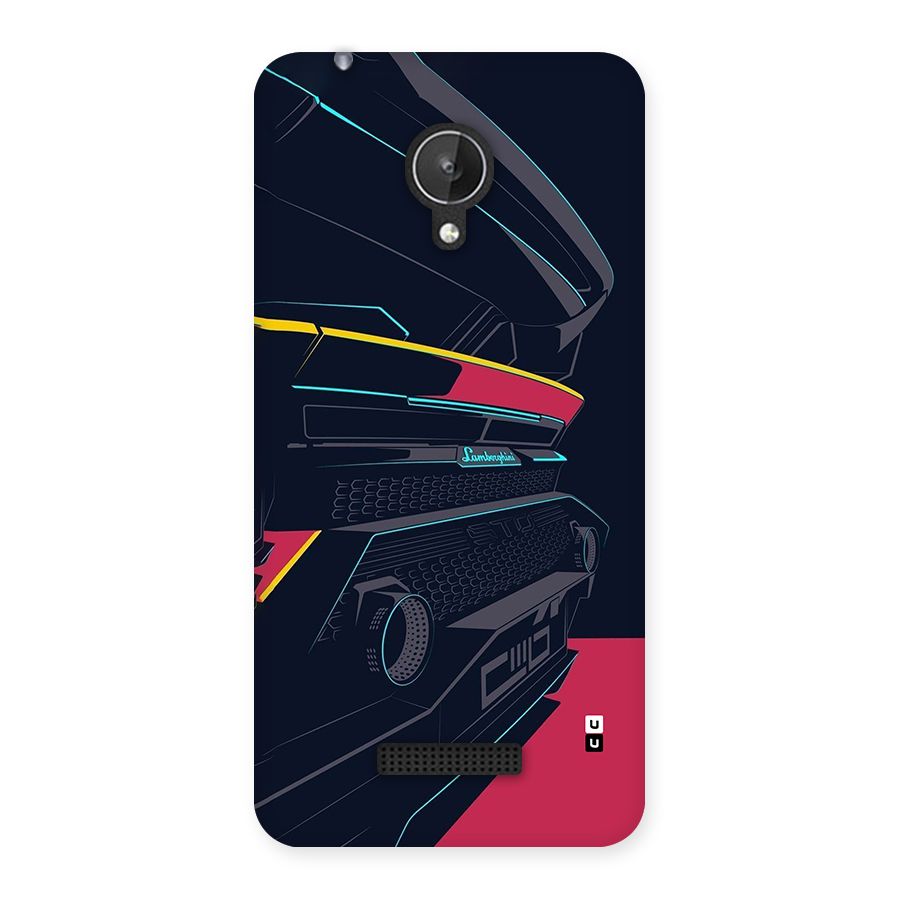 Super Car Parked Back Case for Canvas Spark Q380
