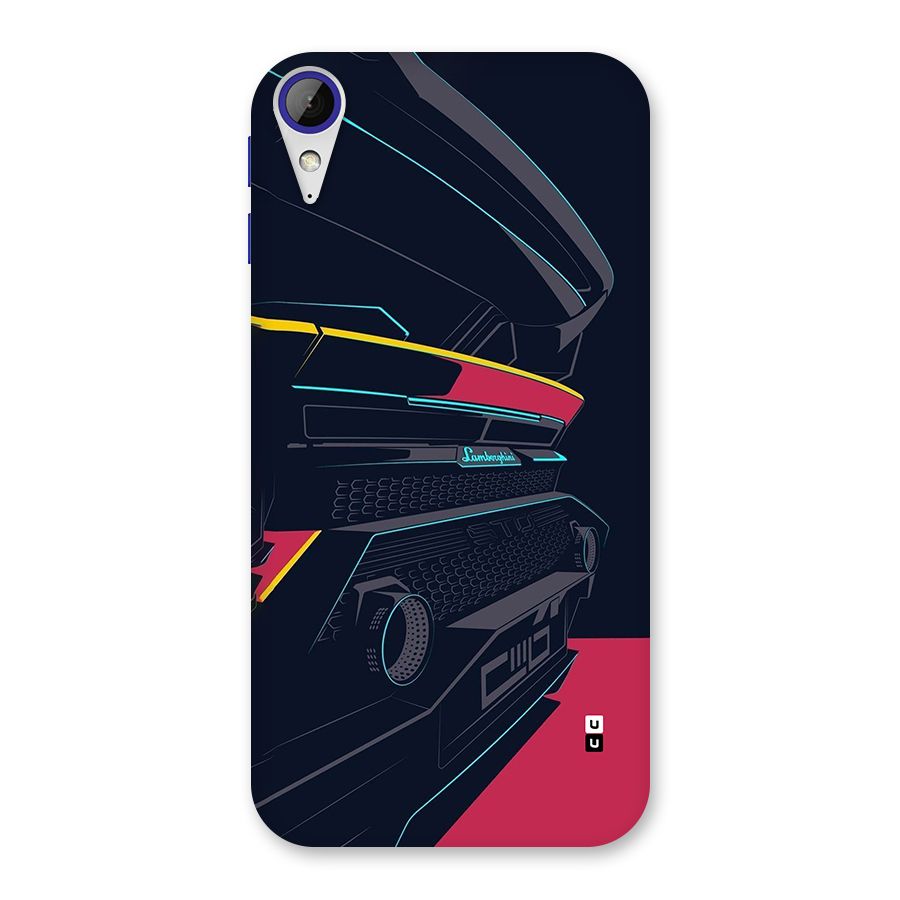 Super Car Parked Back Case for Desire 830