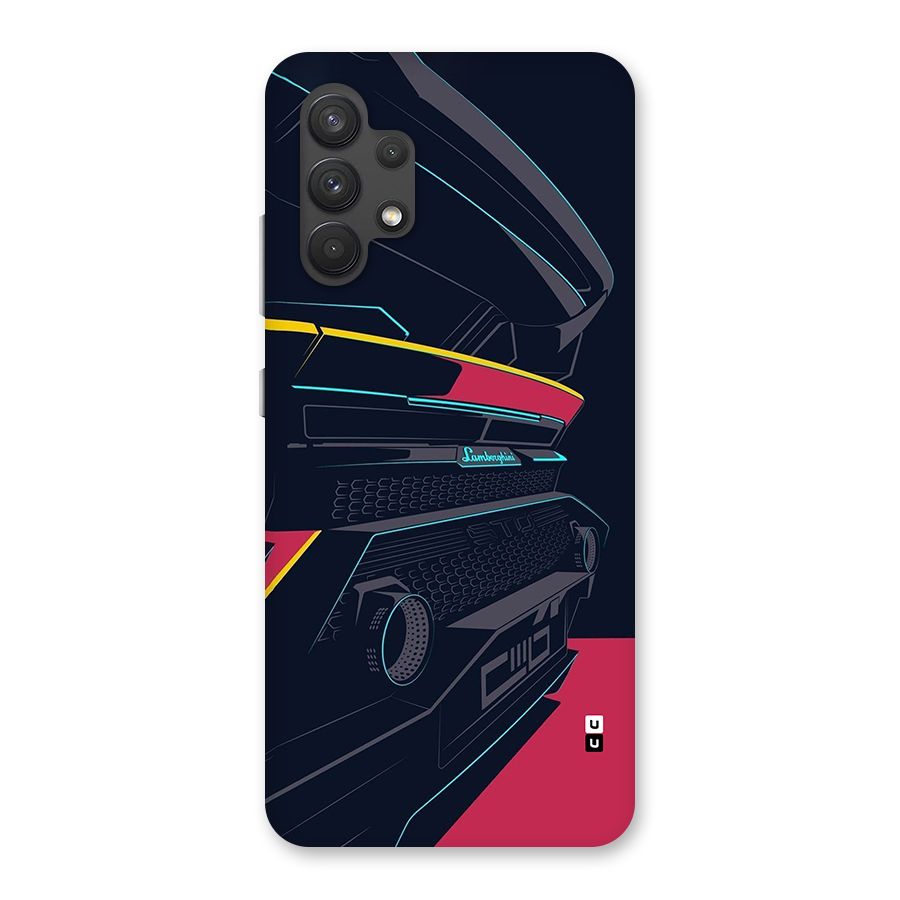 Super Car Parked Back Case for Galaxy A32