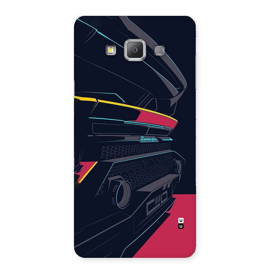 Super Car Parked Back Case for Galaxy A7