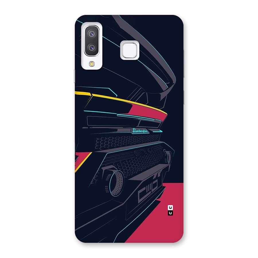 Super Car Parked Back Case for Galaxy A8 Star
