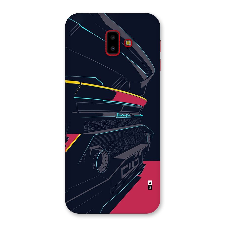 Super Car Parked Back Case for Galaxy J6 Plus