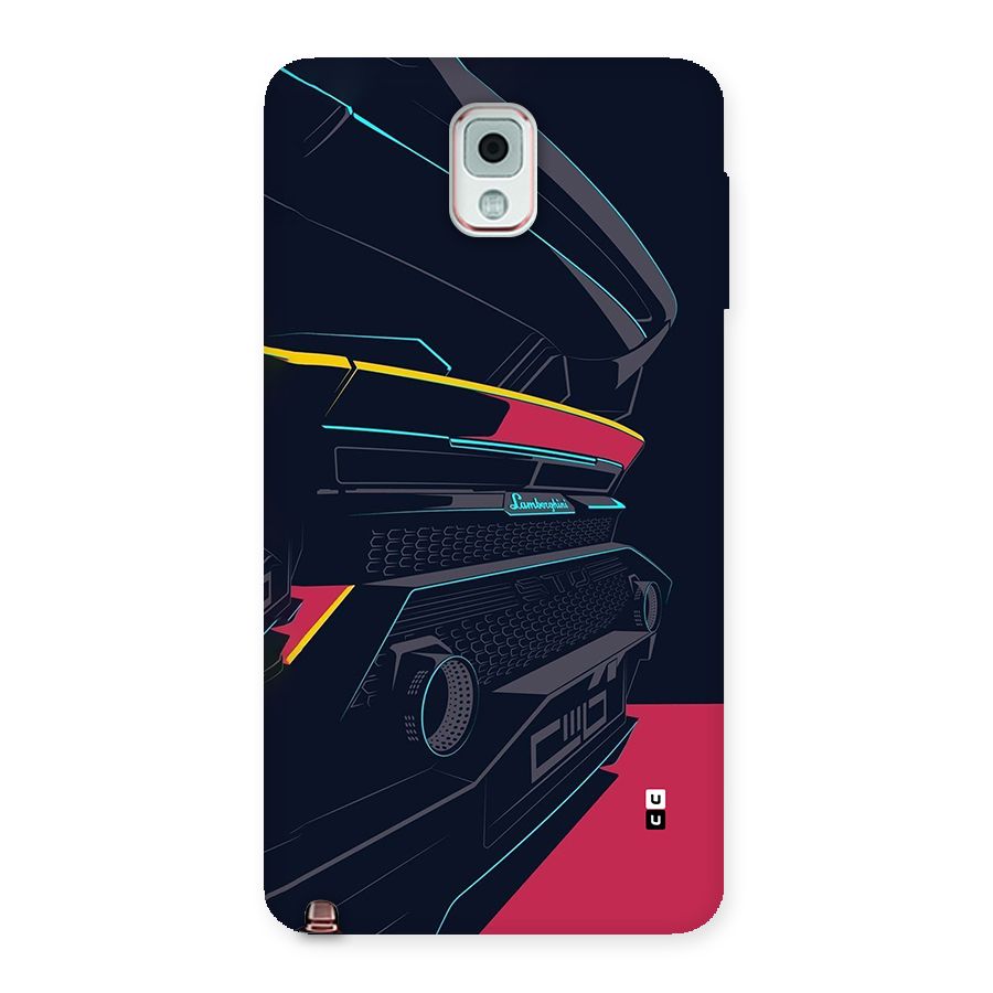 Super Car Parked Back Case for Galaxy Note 3