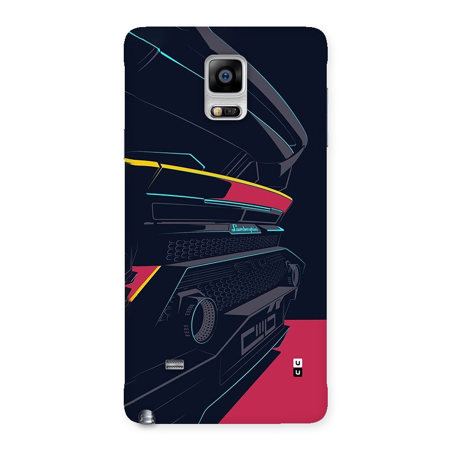 Super Car Parked Back Case for Galaxy Note 4