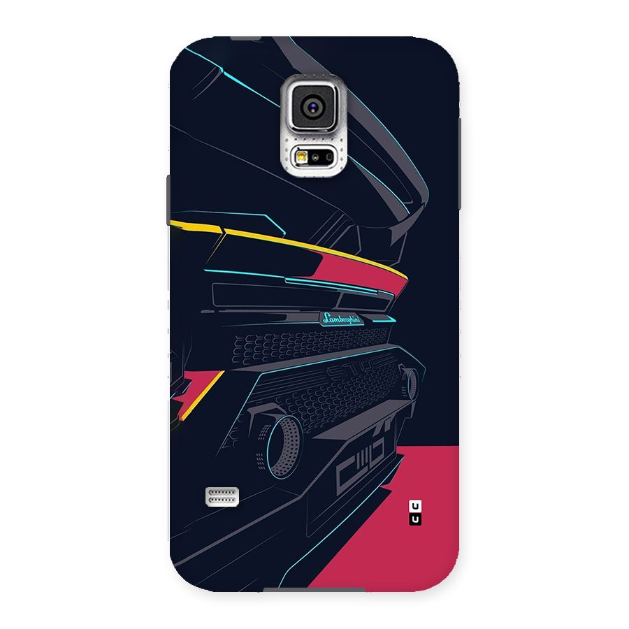 Super Car Parked Back Case for Galaxy S5