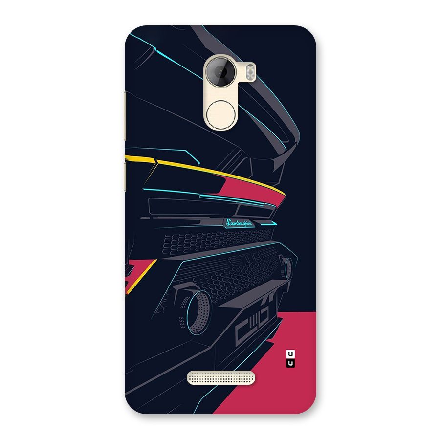 Super Car Parked Back Case for Gionee A1 LIte