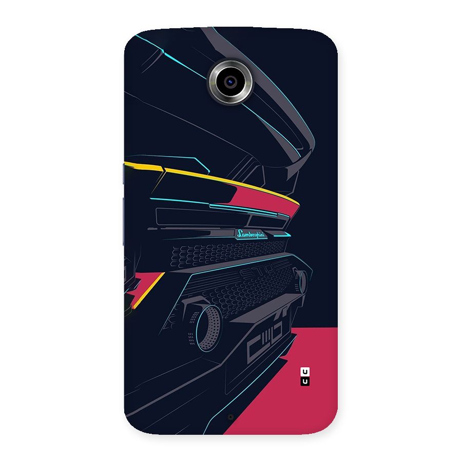 Super Car Parked Back Case for Google Nexus 6