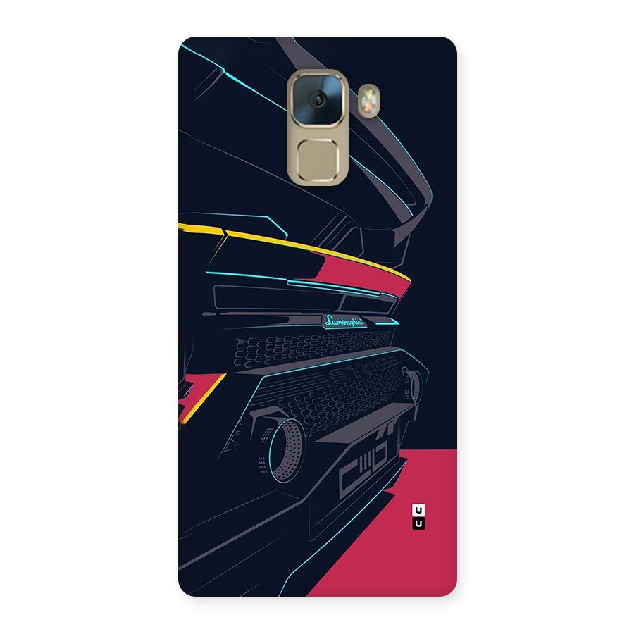 Super Car Parked Back Case for Honor 7