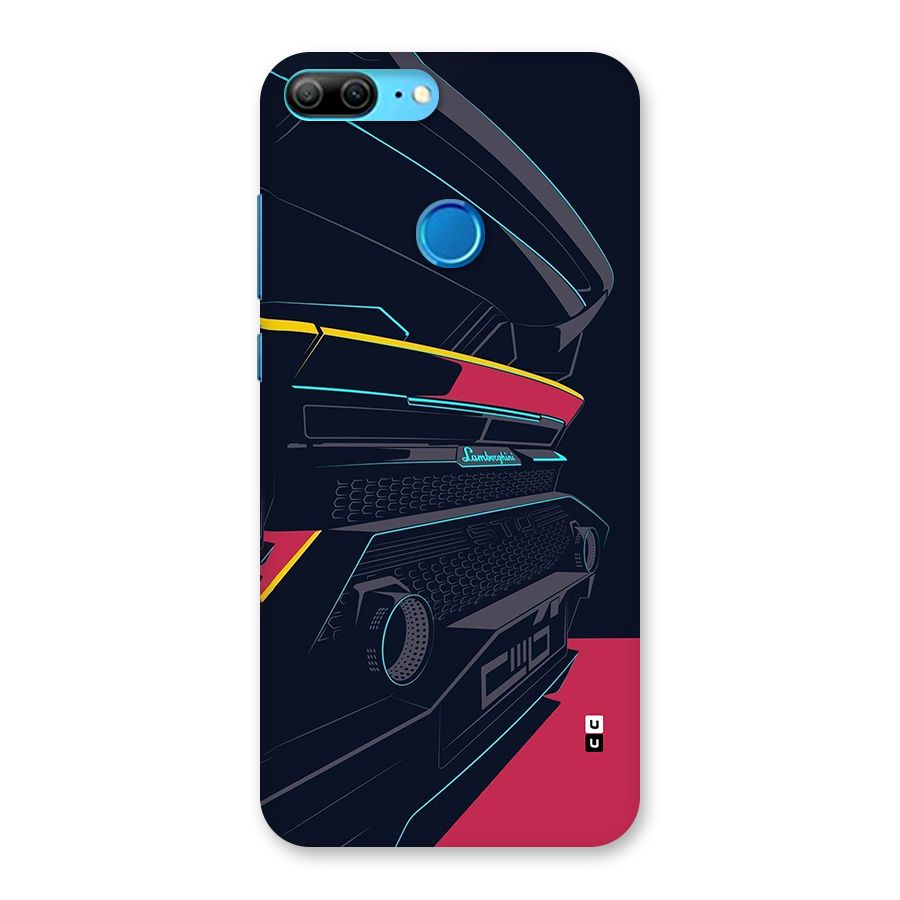 Super Car Parked Back Case for Honor 9 Lite