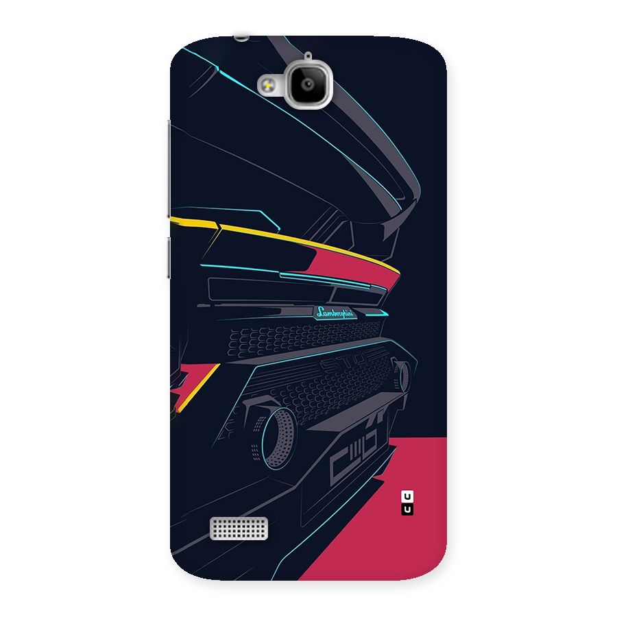 Super Car Parked Back Case for Honor Holly