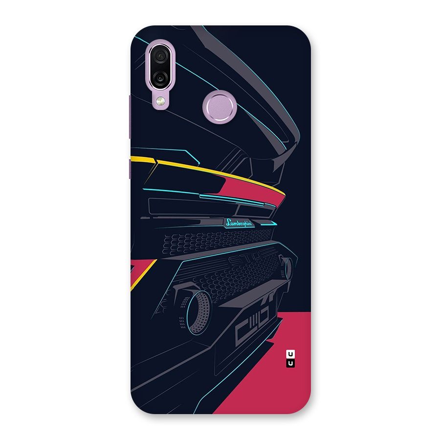 Super Car Parked Back Case for Honor Play