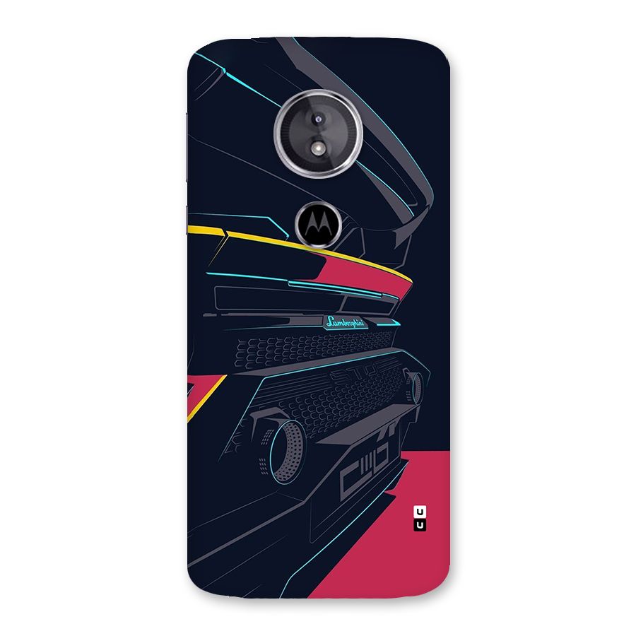 Super Car Parked Back Case for Moto E5
