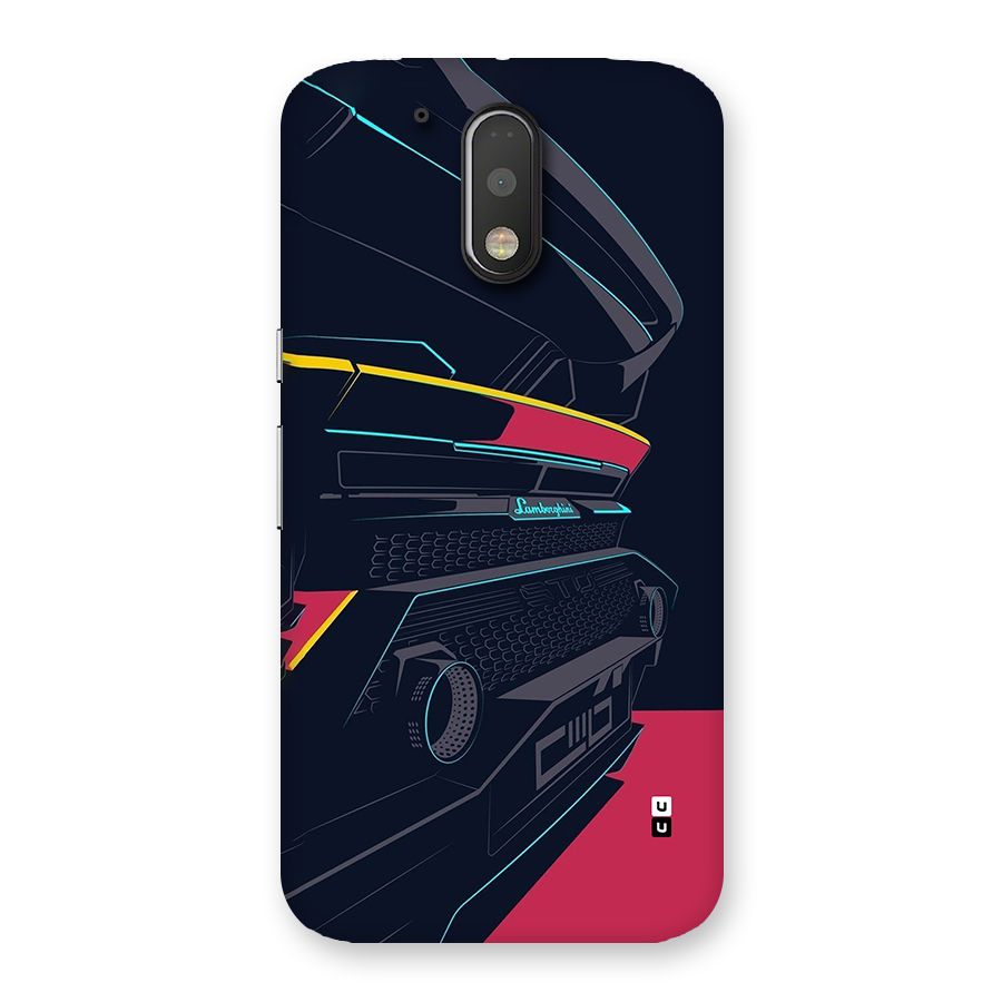 Super Car Parked Back Case for Moto G4