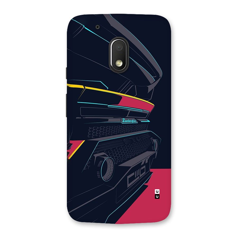 Super Car Parked Back Case for Moto G4 Play