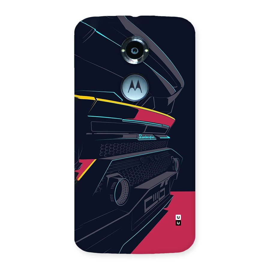 Super Car Parked Back Case for Moto X2