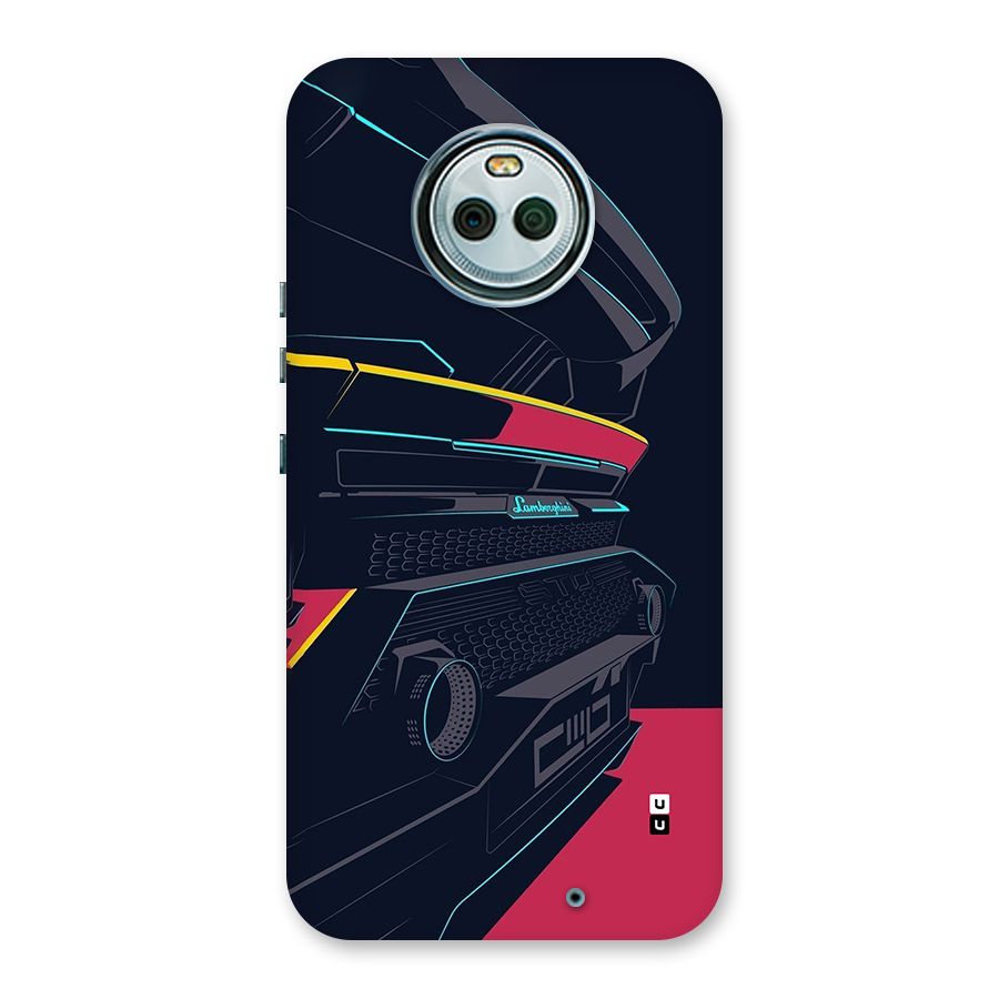 Super Car Parked Back Case for Moto X4