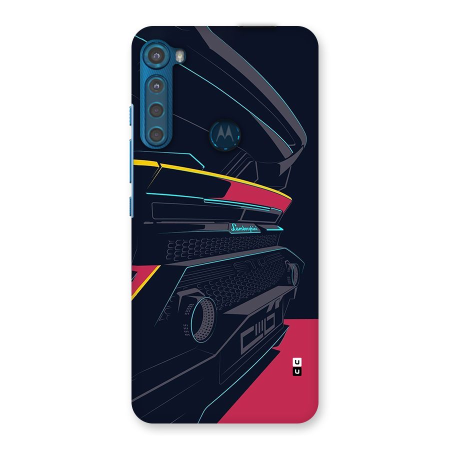 Super Car Parked Back Case for Motorola One Fusion Plus