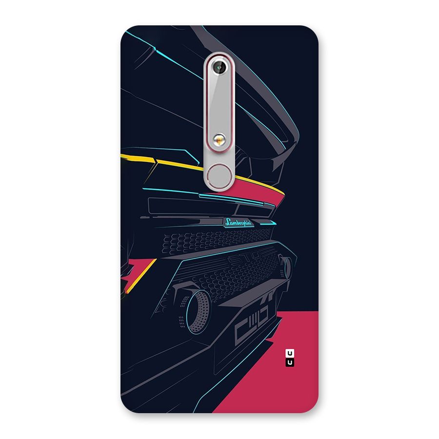 Super Car Parked Back Case for Nokia 6.1