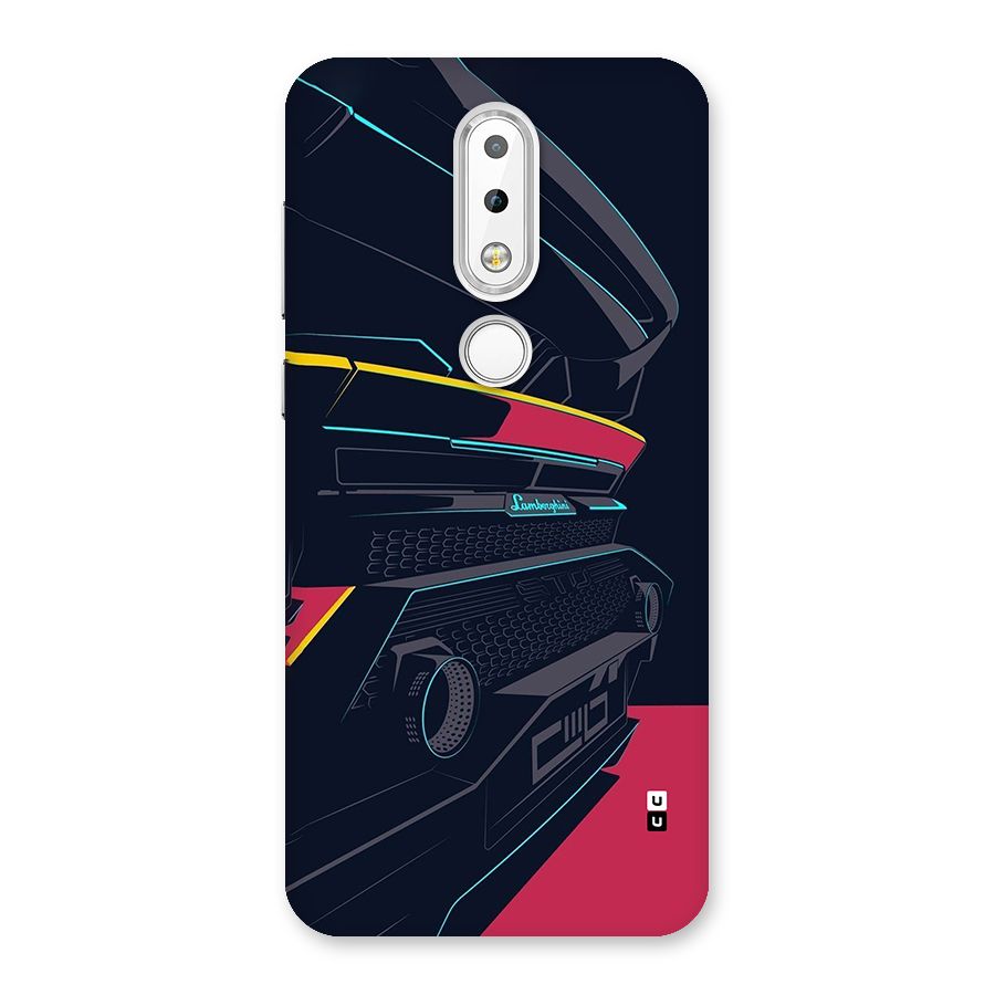 Super Car Parked Back Case for Nokia 6.1 Plus