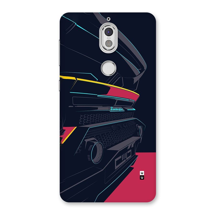 Super Car Parked Back Case for Nokia 7