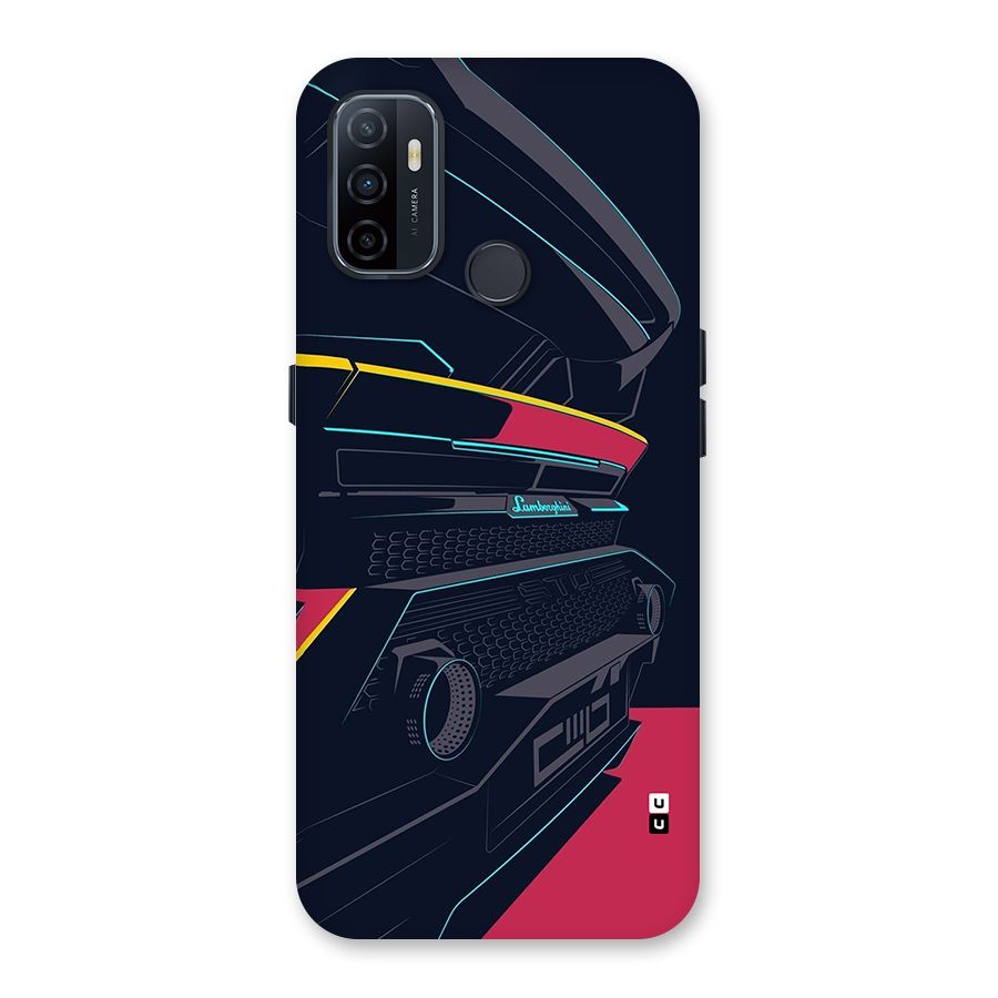 Super Car Parked Back Case for Oppo A32
