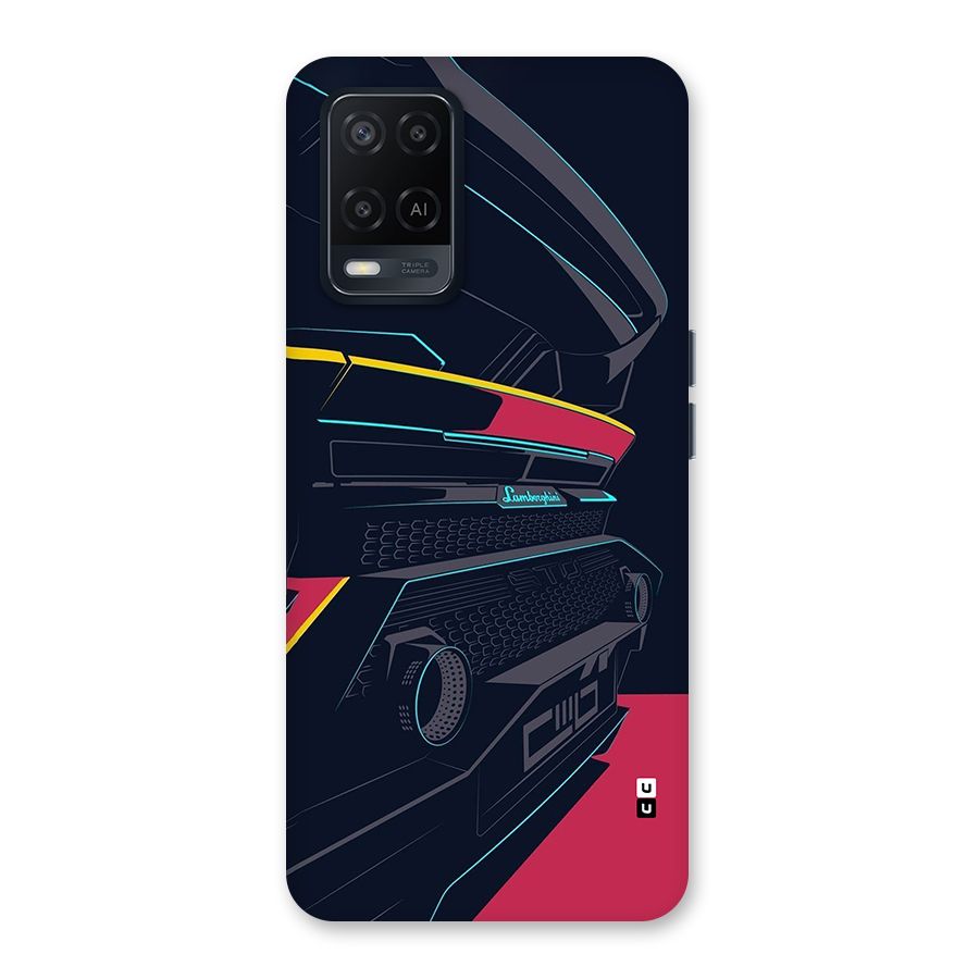 Super Car Parked Back Case for Oppo A54