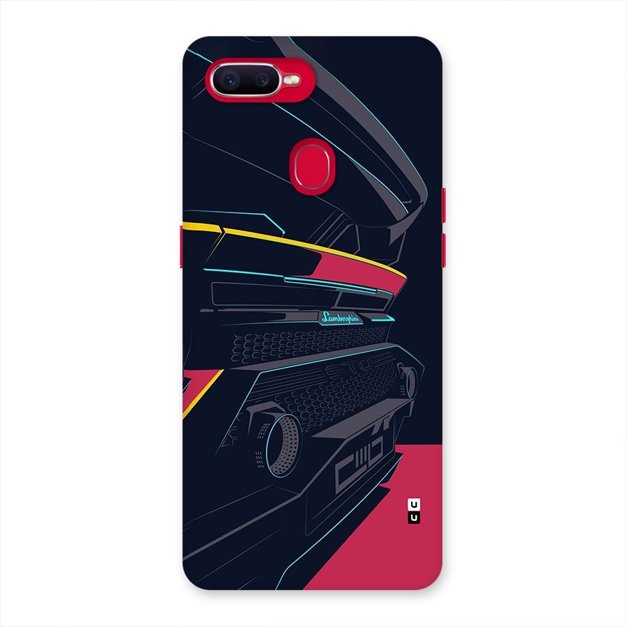 Super Car Parked Back Case for Oppo F9 Pro