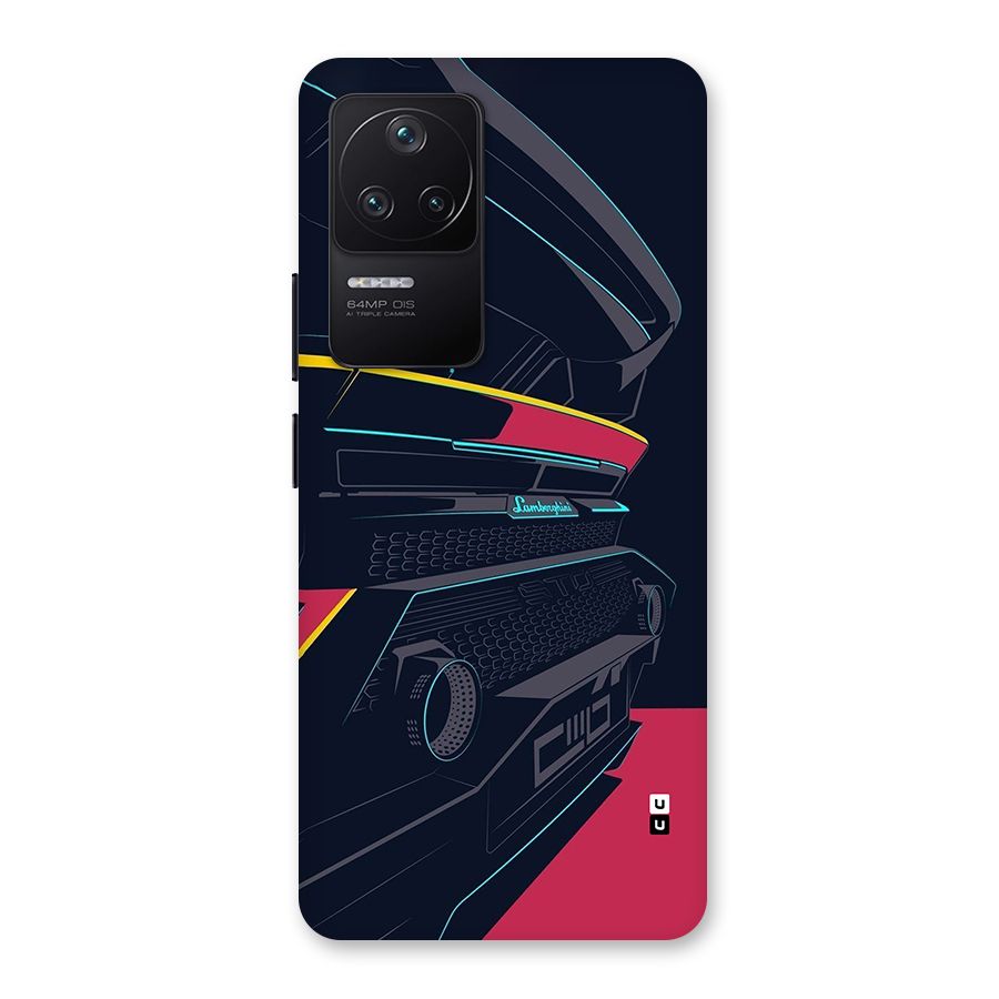 Super Car Parked Back Case for Poco F4 5G