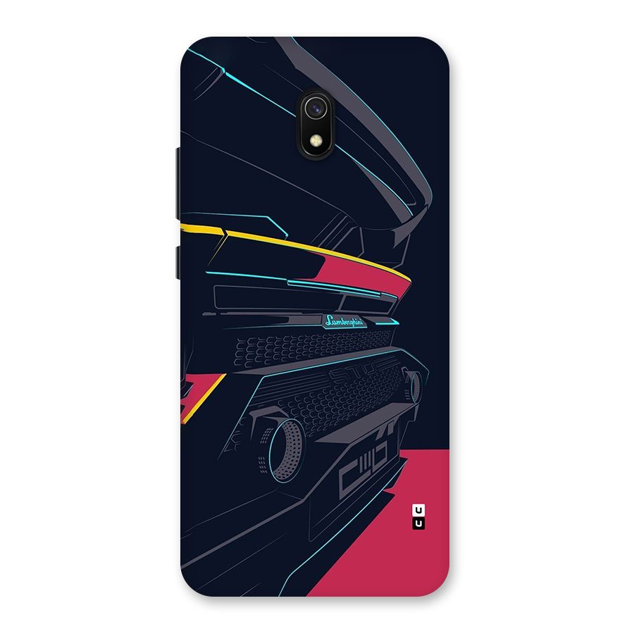 Super Car Parked Back Case for Redmi 8A