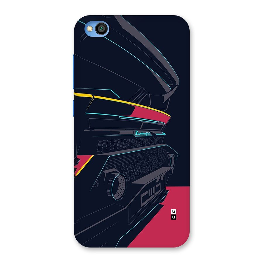 Super Car Parked Back Case for Redmi Go