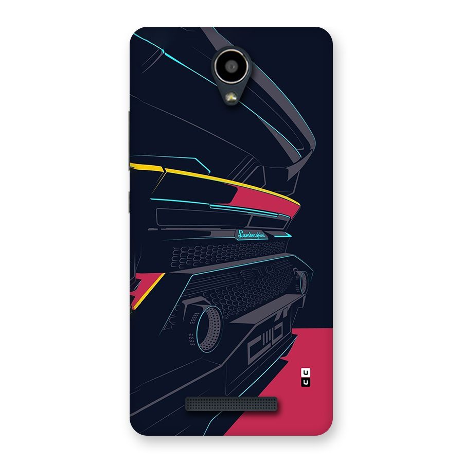 Super Car Parked Back Case for Redmi Note 2
