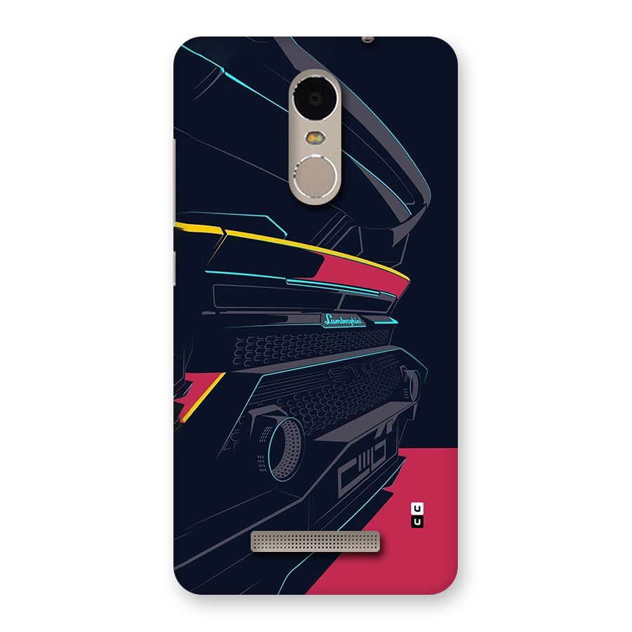 Super Car Parked Back Case for Redmi Note 3