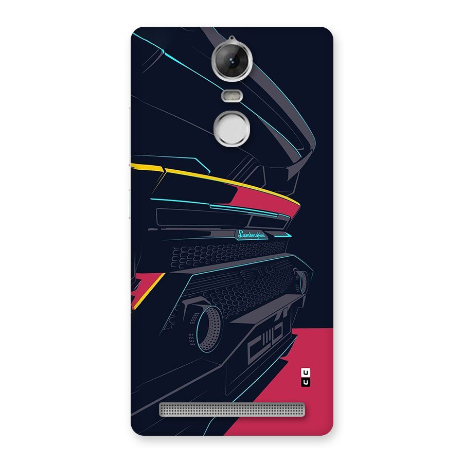 Super Car Parked Back Case for Vibe K5 Note
