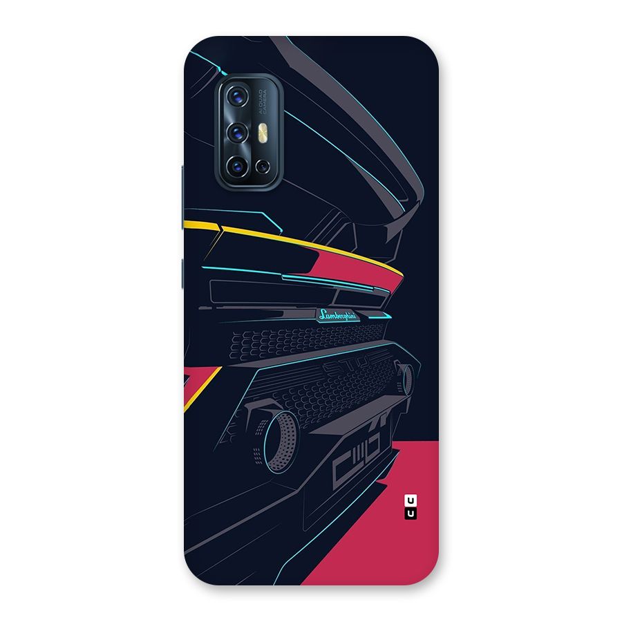 Super Car Parked Back Case for Vivo V17