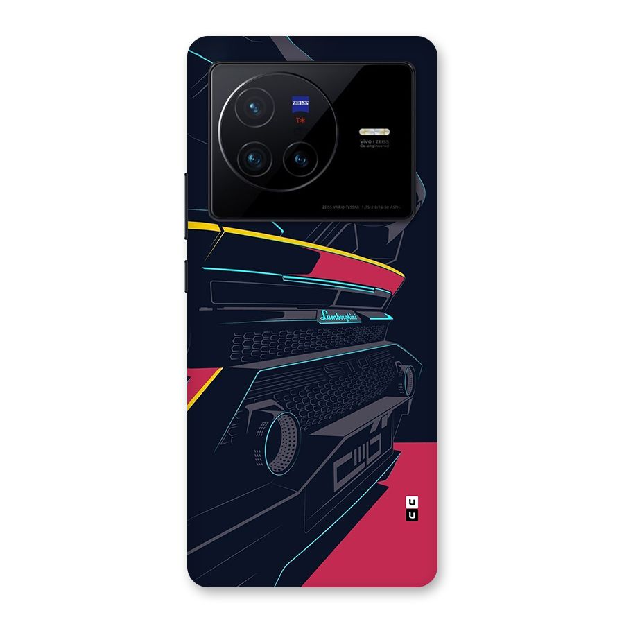 Super Car Parked Back Case for Vivo X80
